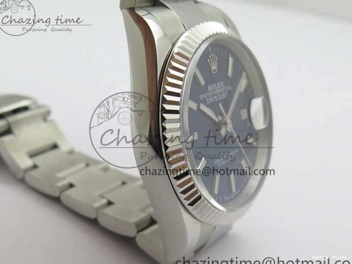 0125 Stylish DateJust 36 SS 126200 BP Maker 1:1 Best Edition Fluted Bezel Blue Dial on Oyster Bracelet 2538